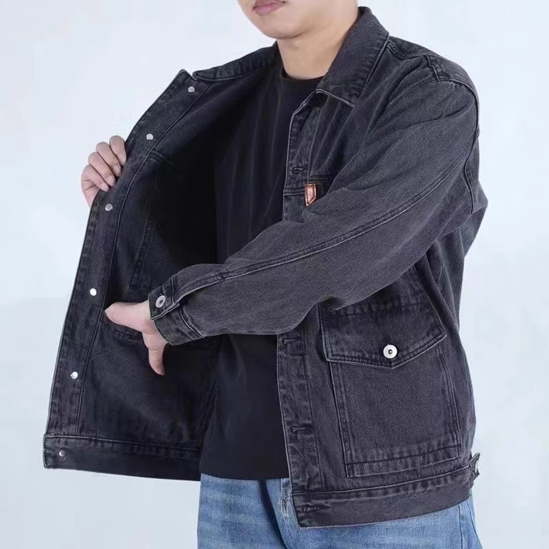 Jaqueta jeans masculina solta, - Jeans avaliação e preço